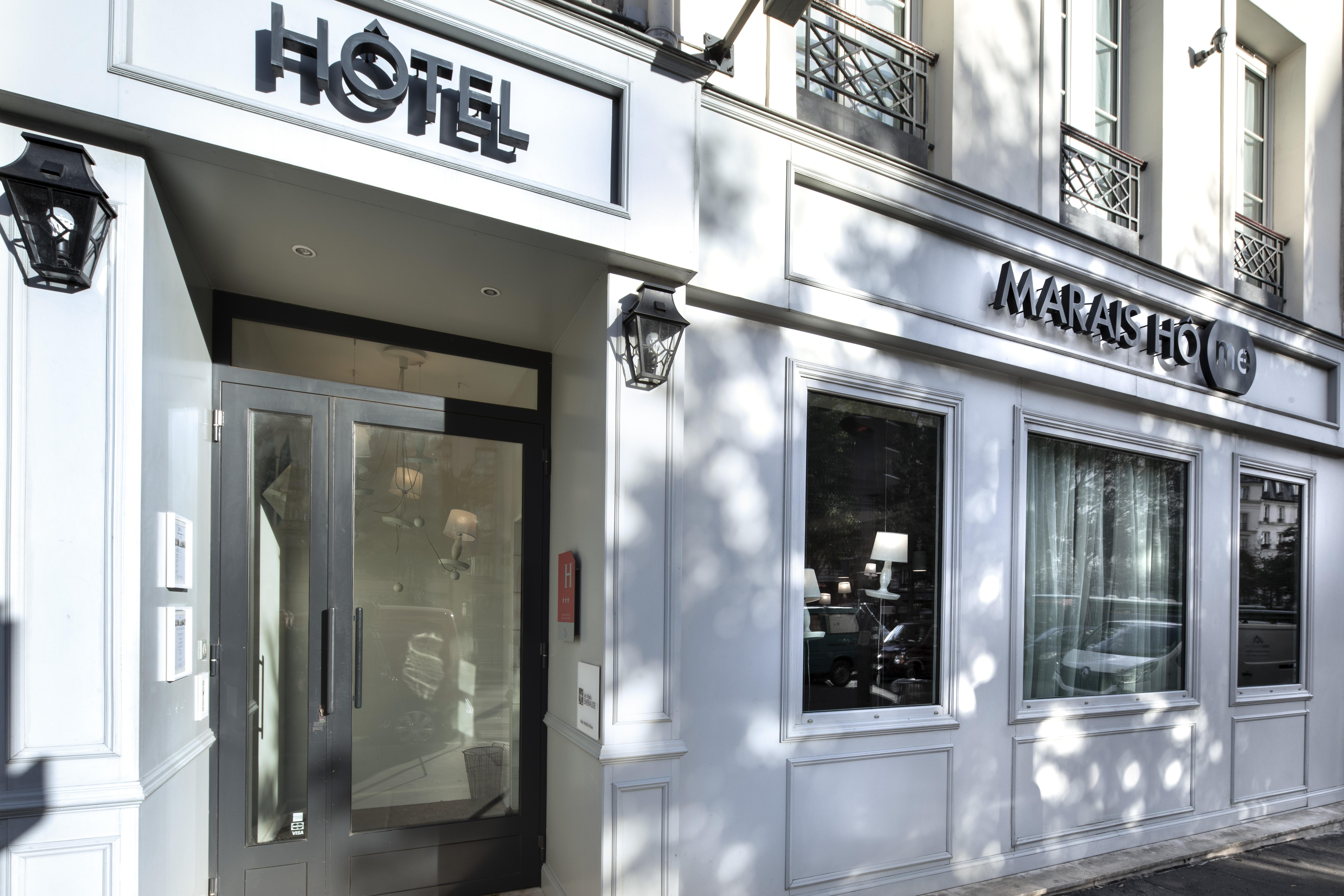 Hôtel Marais Hôme Parijs Buitenkant foto