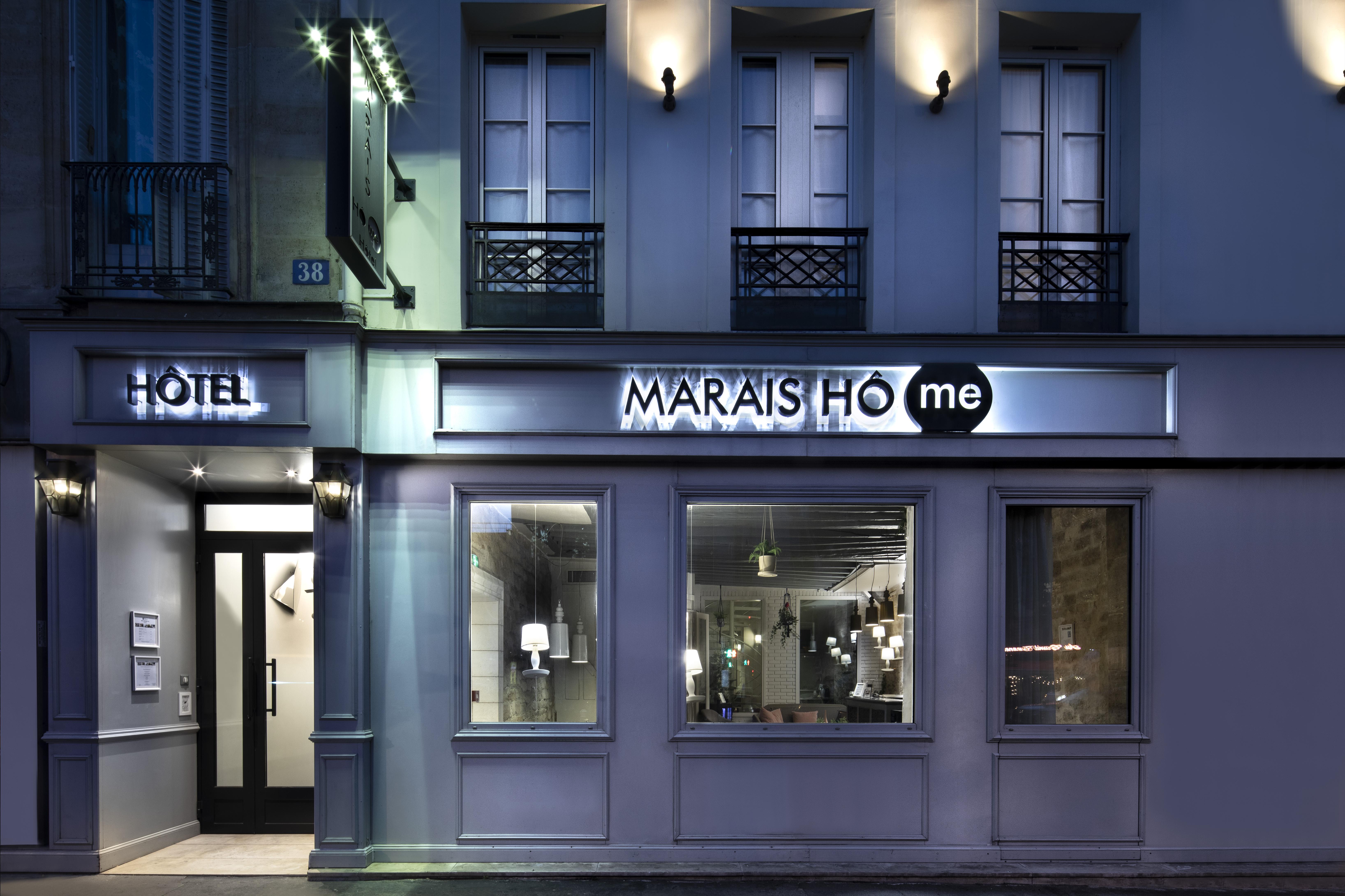 Hôtel Marais Hôme Parijs Buitenkant foto